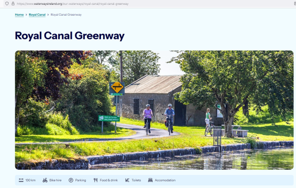 The Royal Canal Cycle Route